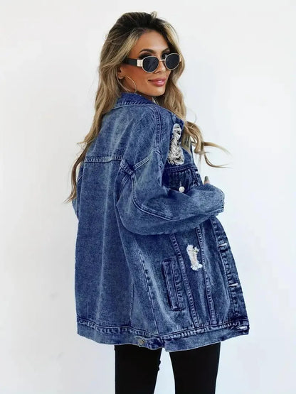 Women's Oversized Denim Jacket