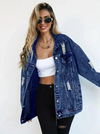 Women's Oversized Denim Jacket