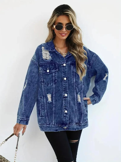 Women's Oversized Denim Jacket