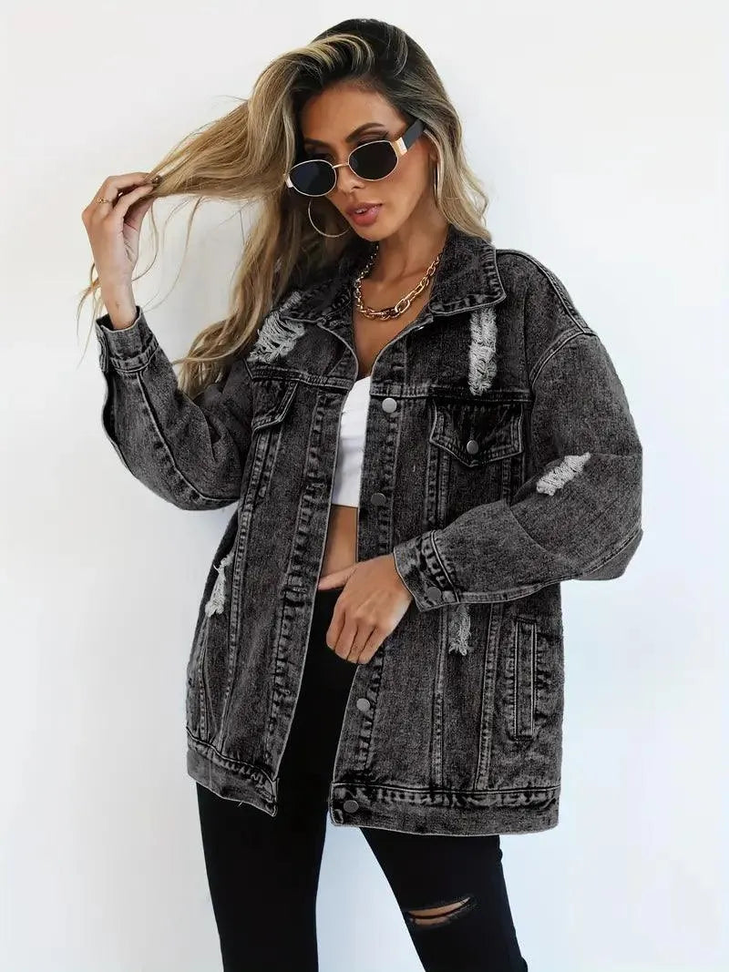 Women's Oversized Denim Jacket