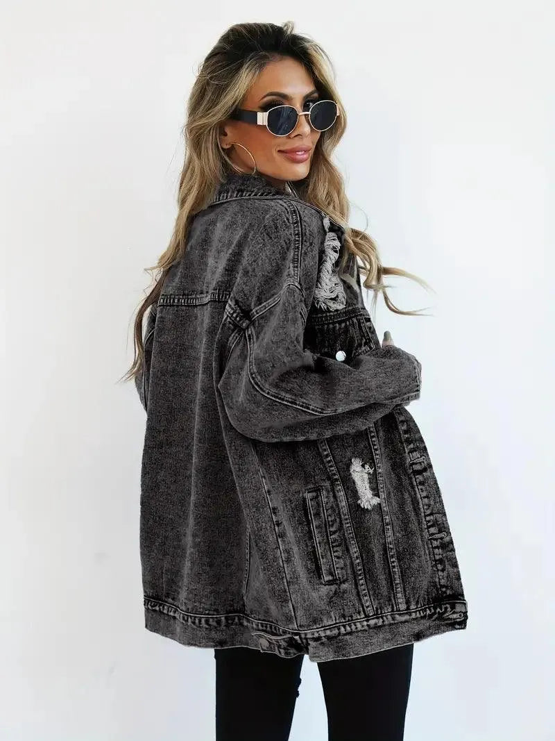 Women's Oversized Denim Jacket