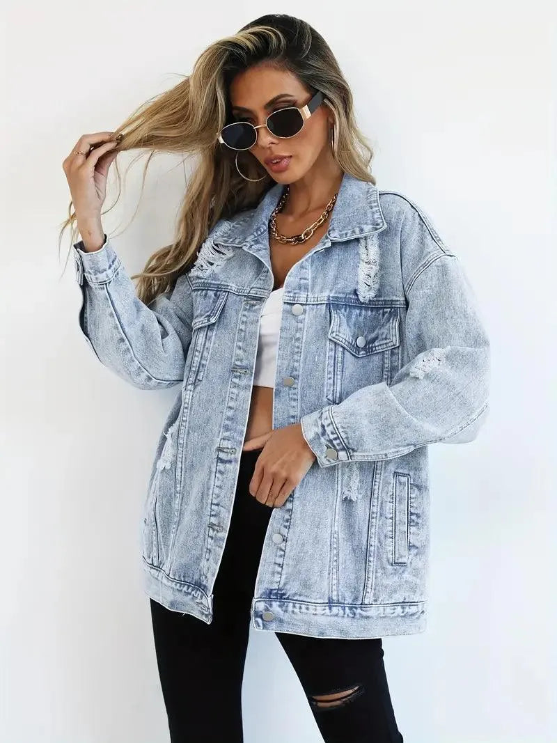 Women's Oversized Denim Jacket