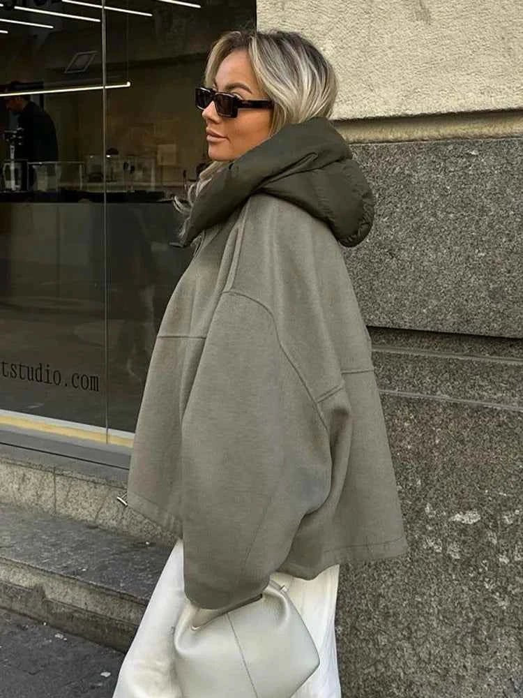Women’s Oversized Hooded Puffer Jacket