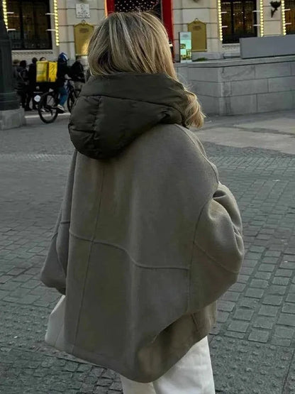 Women’s Oversized Hooded Puffer Jacket