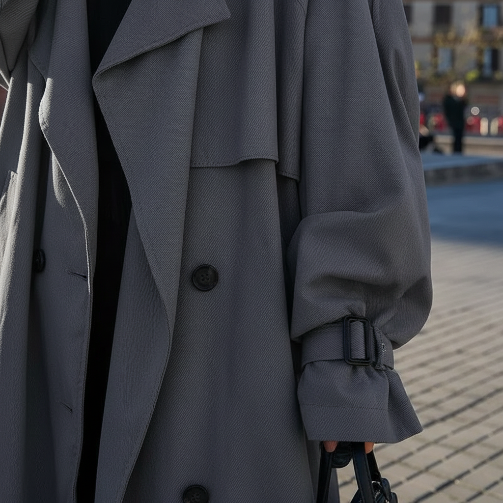 Women's Oversized Long Trench Coat