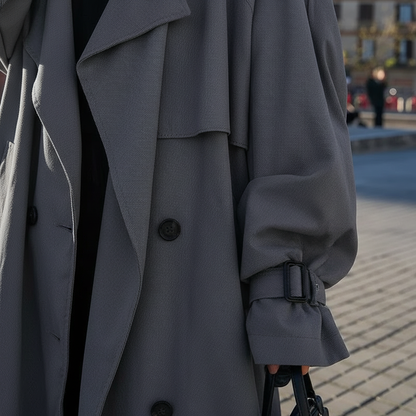 Women's Oversized Long Trench Coat