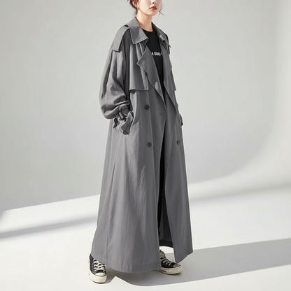Women's Oversized Long Trench Coat