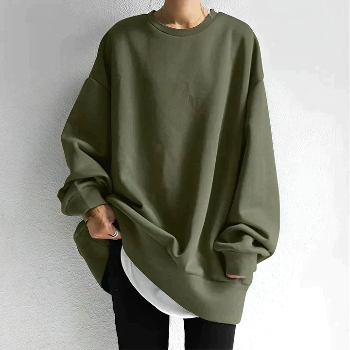 Women's Oversized Round Neck Jumper
