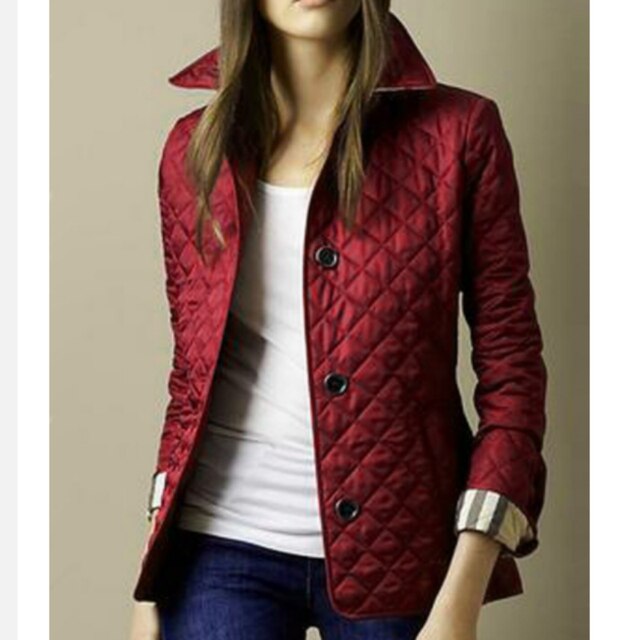 Women's Quilted Button Front Jacket