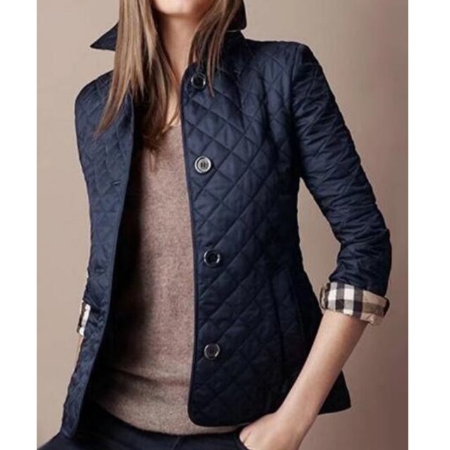 Women's Quilted Button Front Jacket