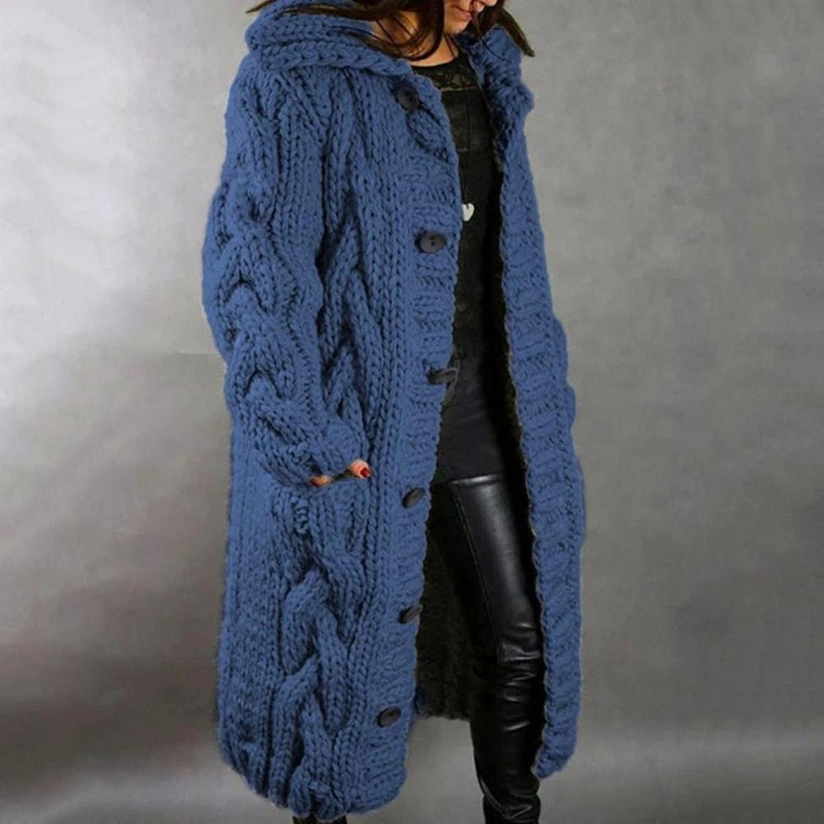 Women's Relaxed Knit Layering Coat