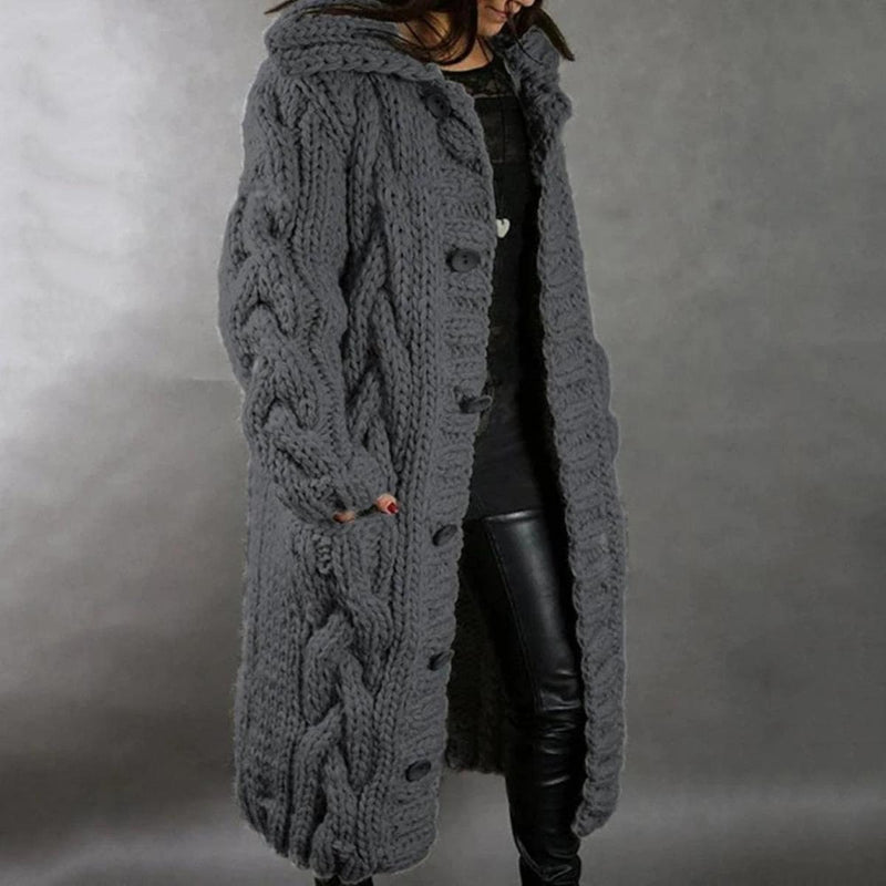 Women's Relaxed Knit Layering Coat