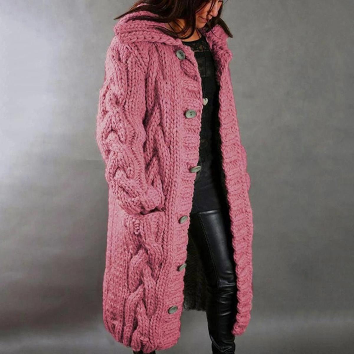 Women's Relaxed Knit Layering Coat