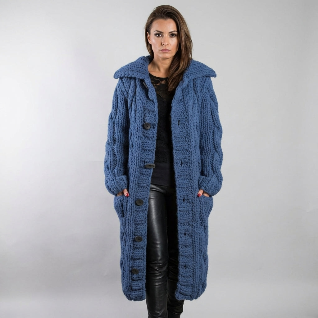 Women's Relaxed Knit Layering Coat