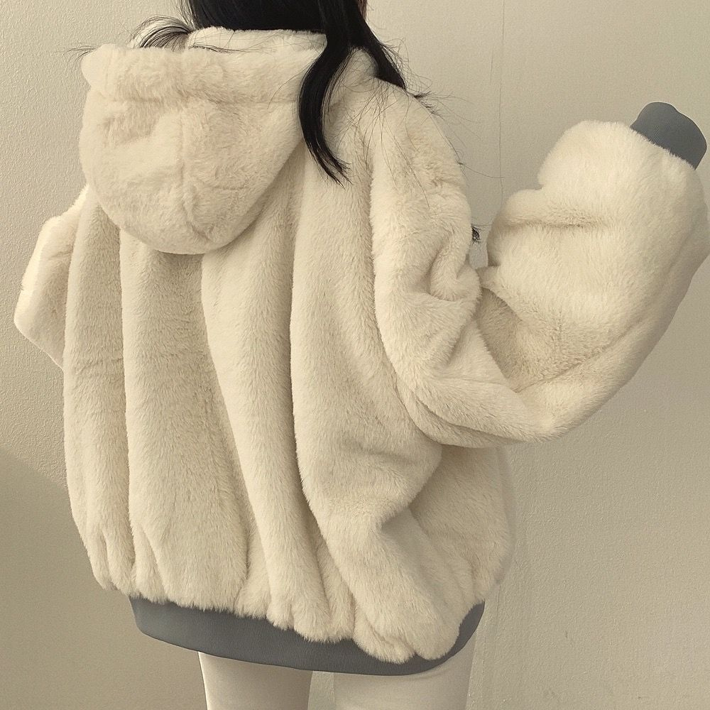 Women's Reversible Winter Coat With Hood
