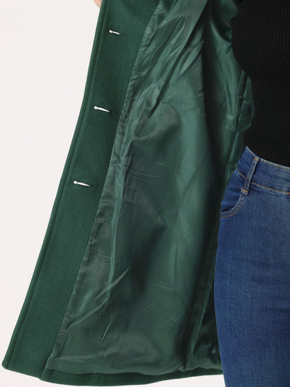 Women’s Single-Breasted Longline Coat
