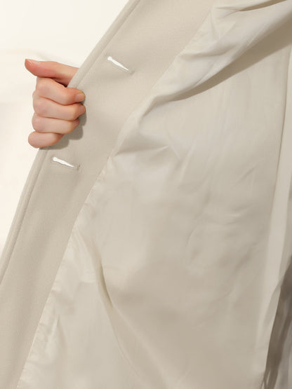 Women’s Single-Breasted Longline Coat