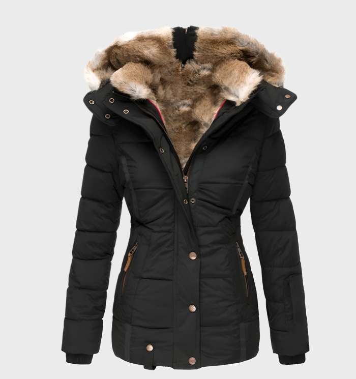 Women's Slim Fit Winter Jacket With Hood