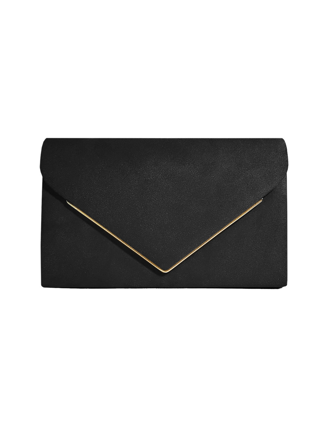 Women's Suede-Effect Envelope Clutch Bag