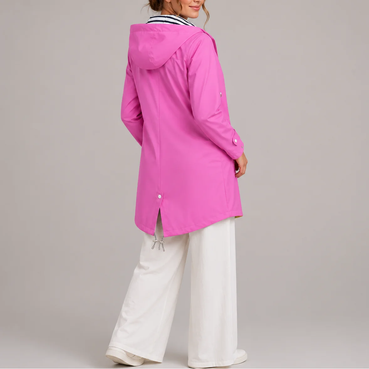 Women's Waterproof Hooded Rain Jacket