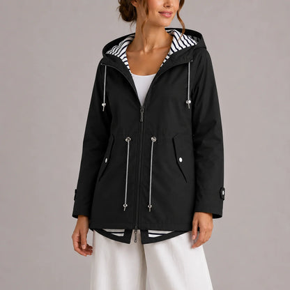 Women's Waterproof Hooded Rain Jacket