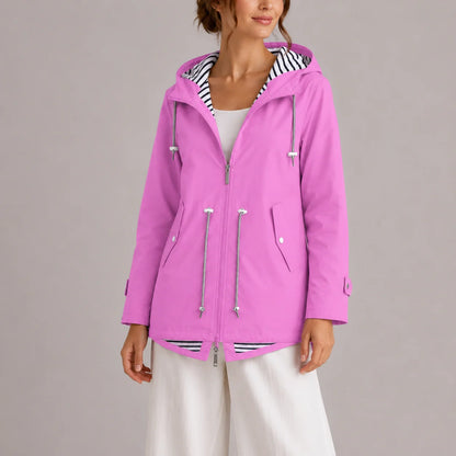 Women's Waterproof Hooded Rain Jacket
