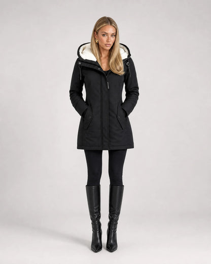 Women's Waterproof Hooded Winter Parka Jacket