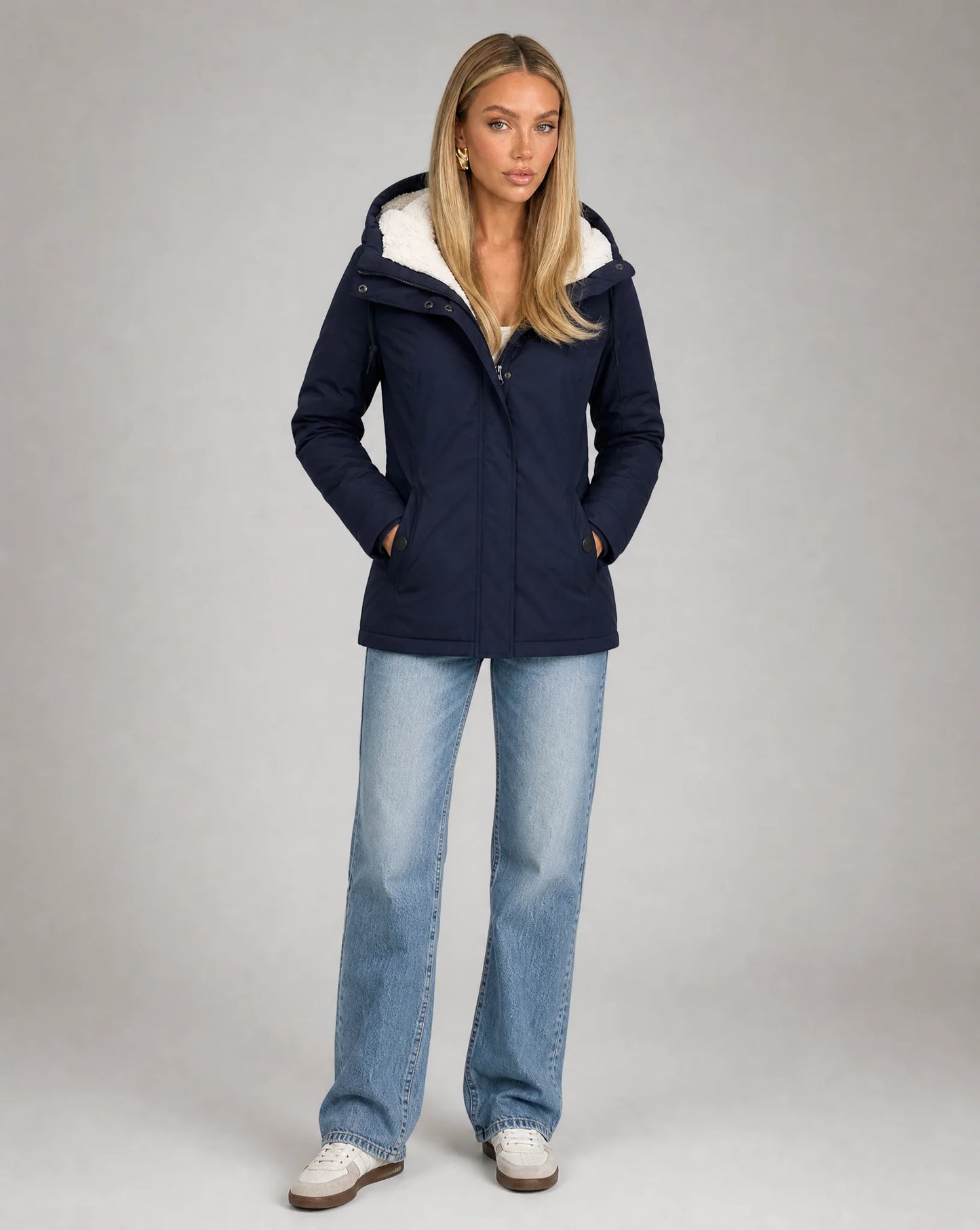 Women's Waterproof Hooded Winter Parka Jacket