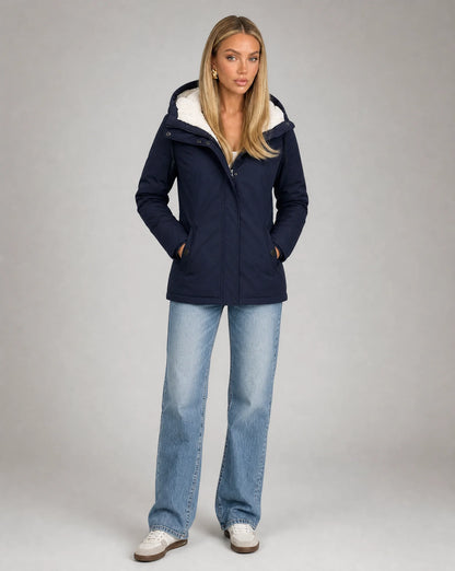 Women's Waterproof Hooded Winter Parka Jacket