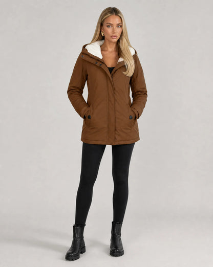 Women's Waterproof Hooded Winter Parka Jacket