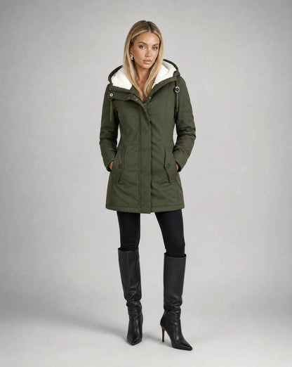 Women's Waterproof Hooded Winter Parka Jacket