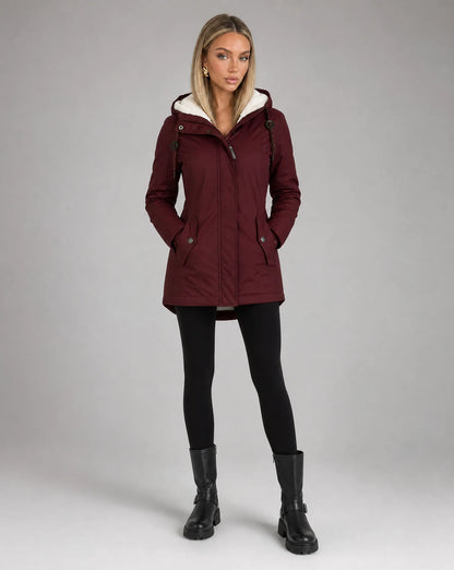 Women's Waterproof Hooded Winter Parka Jacket