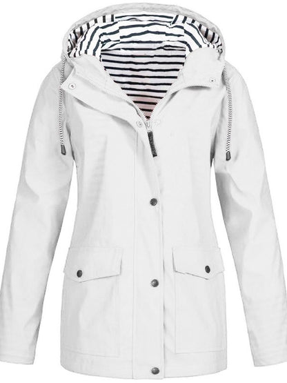 Women's Waterproof Windproof Trench Coat