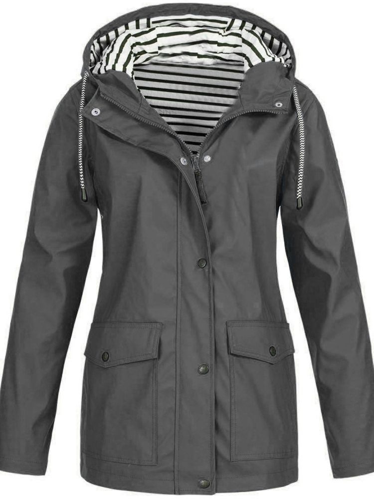Women's Waterproof Windproof Trench Coat