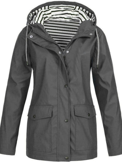 Women's Waterproof Windproof Trench Coat