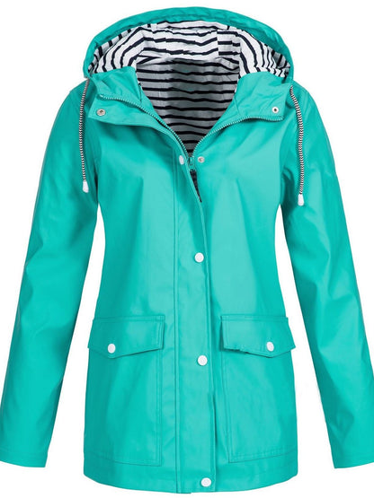 Women's Waterproof Windproof Trench Coat