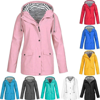 Women's Waterproof Windproof Trench Coat