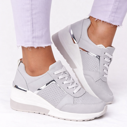 Women’s Wedge Platform Comfort Trainers
