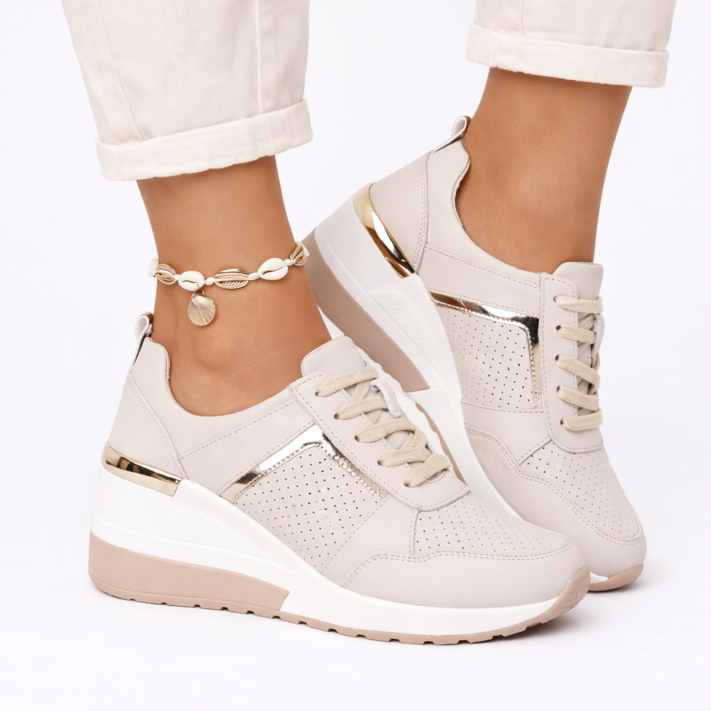 Women’s Wedge Platform Comfort Trainers