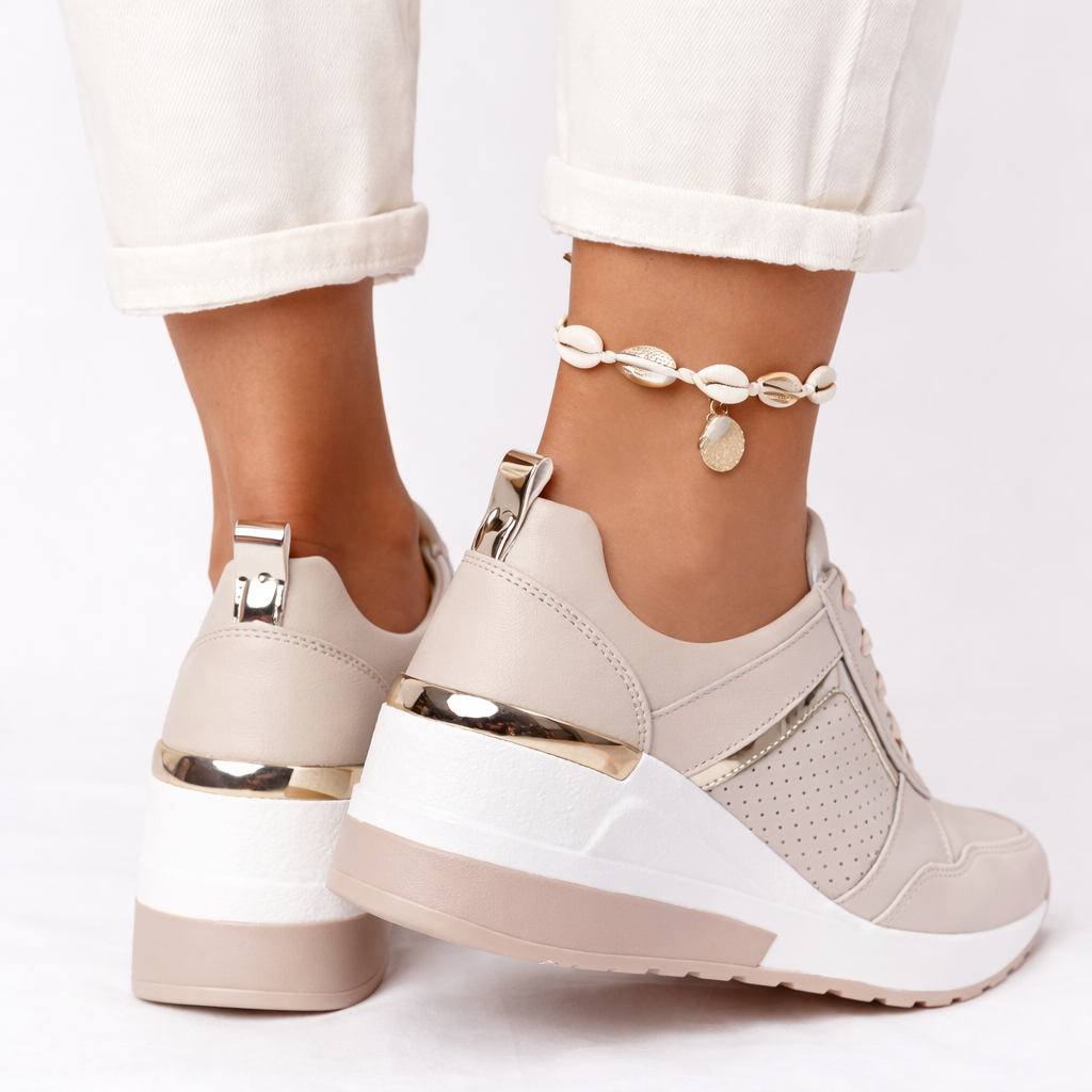 Women’s Wedge Platform Comfort Trainers