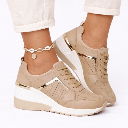 Women’s Wedge Platform Comfort Trainers