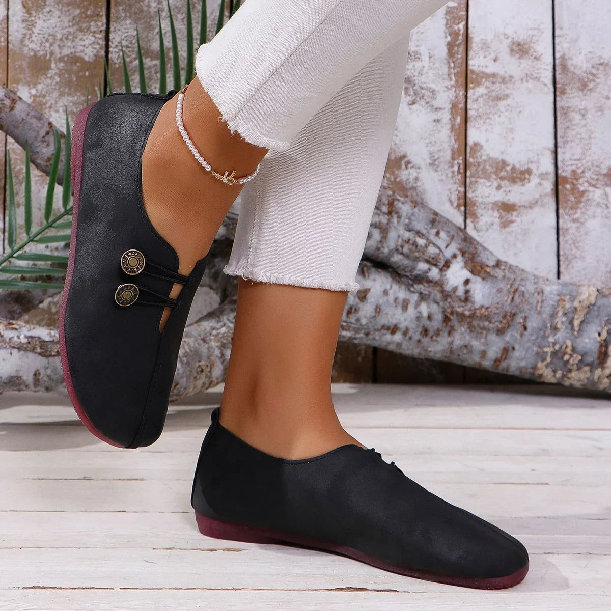 Women’s Wide Fit Comfort Ballet Loafers