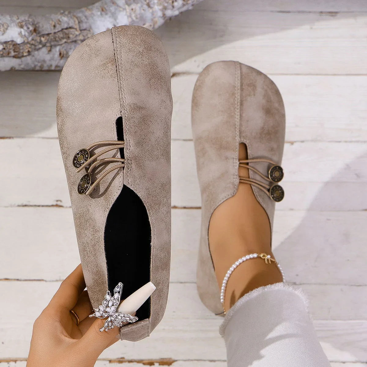 Women’s Wide Fit Comfort Ballet Loafers