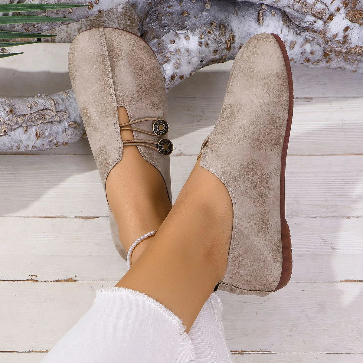Women’s Wide Fit Comfort Ballet Loafers