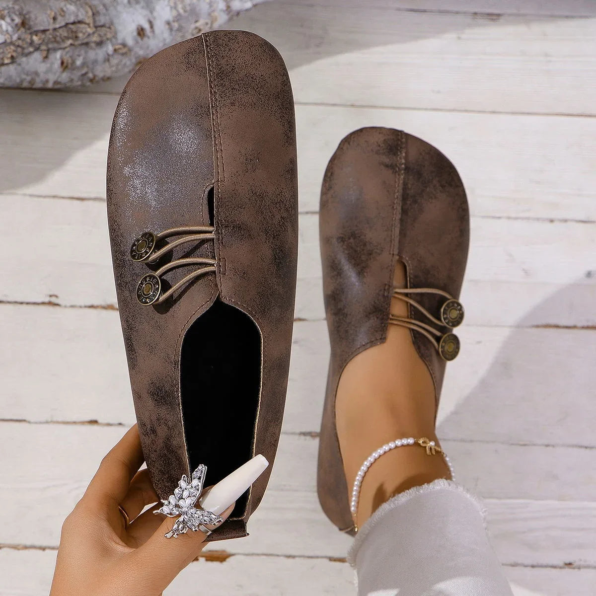 Women’s Wide Fit Comfort Ballet Loafers
