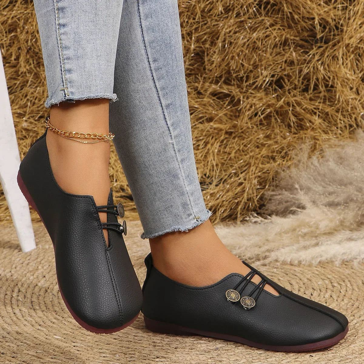 Women’s Wide Fit Comfort Ballet Loafers