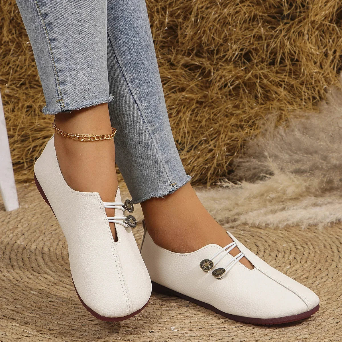 Women’s Wide Fit Comfort Ballet Loafers