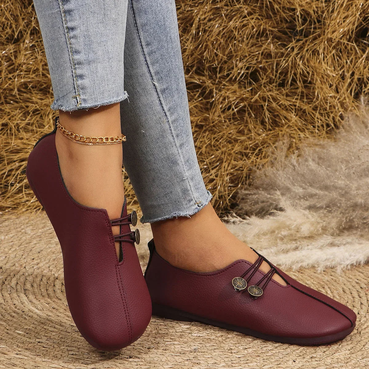 Women’s Wide Fit Comfort Ballet Loafers