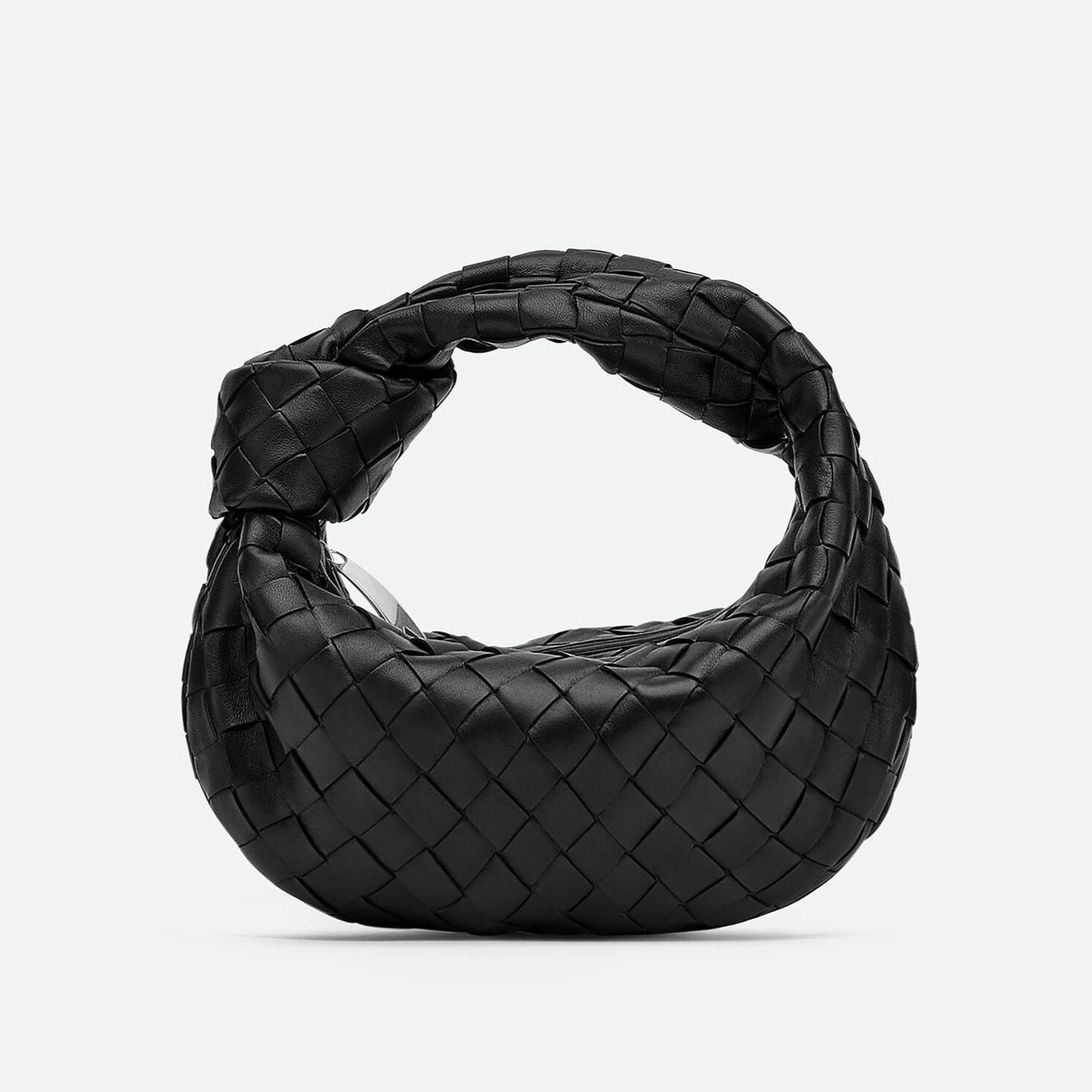 Women's Woven Knot Handle Mini Bag