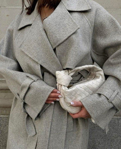Women's Woven Knot Handle Mini Bag